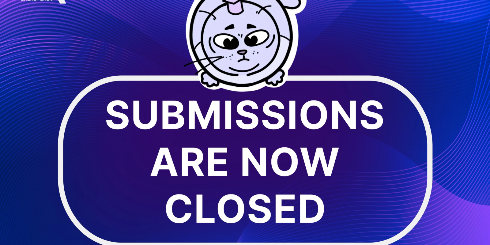 Submissions are now closed